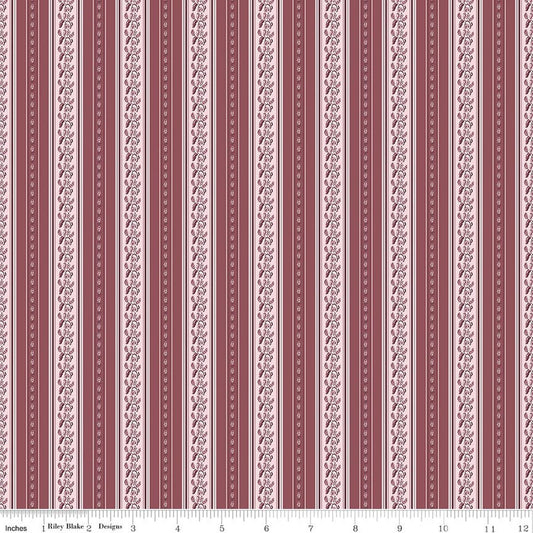 Harvest on the Prairie ~ Wine Stripe - C18286-WINE