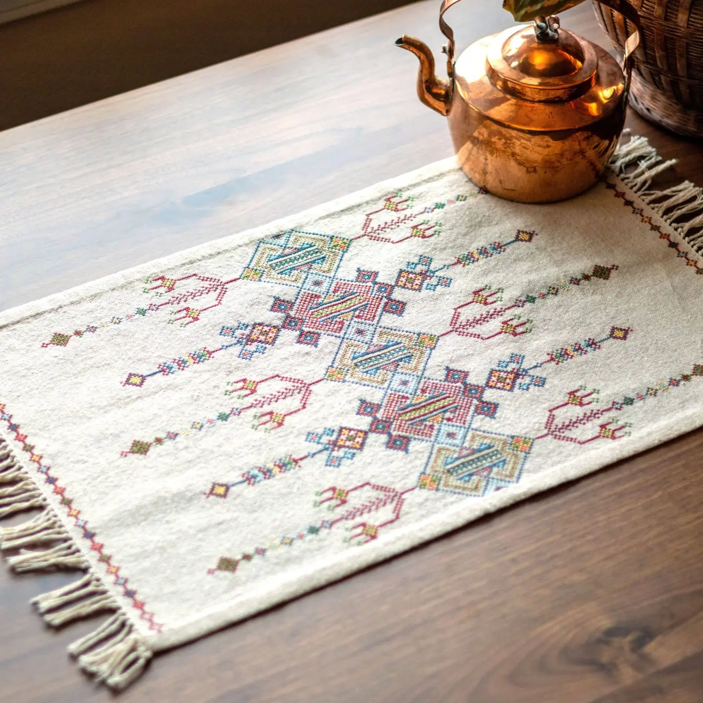 Avlea Folk Embroidery | Kolimbari Diamonds Cross Stitch Kit