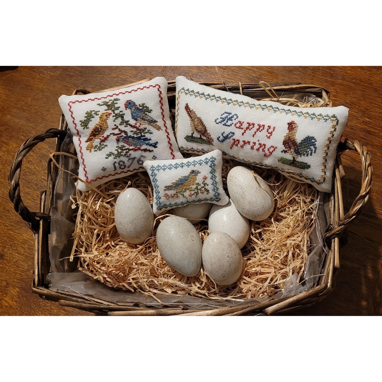 Crows Feet Stitching  | Little Birds- 3 Little Cushions for Spring MARKET 2026 (Willoughby Ann)