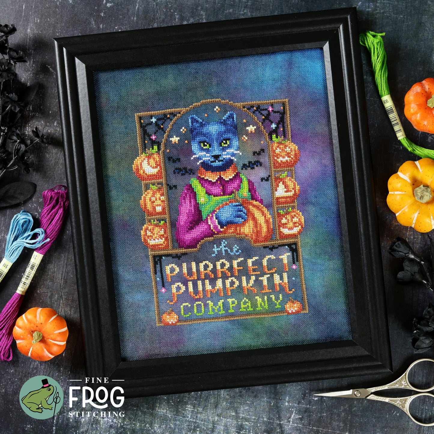 Fine Frog Stitching | Purrfect Pumpkin Co MARKET 2026