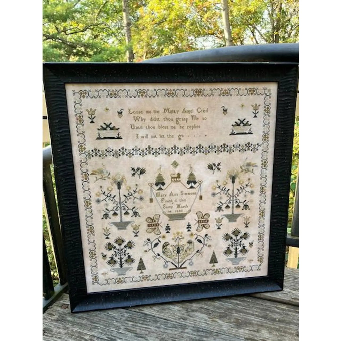 Chessie & Me | Mary Ann Simmons 1848 Sampler