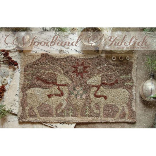 With Thy Needle and Thread ~  Woodland Yuletide Punch Needle Pattern