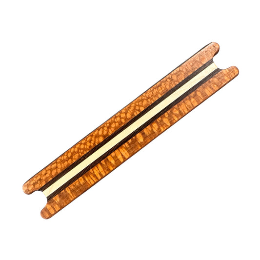 It's All About the Wood | Floss Winder 10" - Leopard Wood, Wenge, Maple