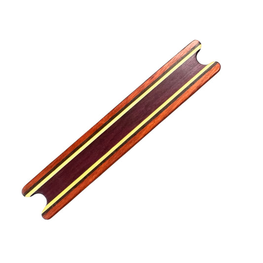 It's All About the Wood | Floss Winder 10" - Bloodwood, Wenge, Yellowheart, Pupleheart