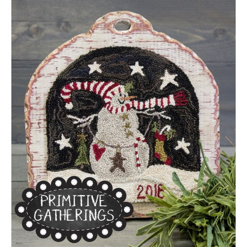Primitive Gatherings ~ Winter Tidings Punch Needle Pattern & Kit