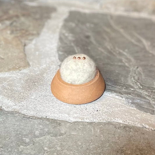 Ceramic - Wool Pincushion