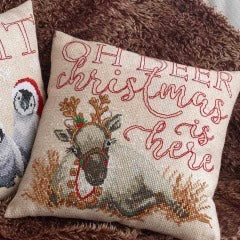 Oh Deer Pillow Cross Stitch Kit