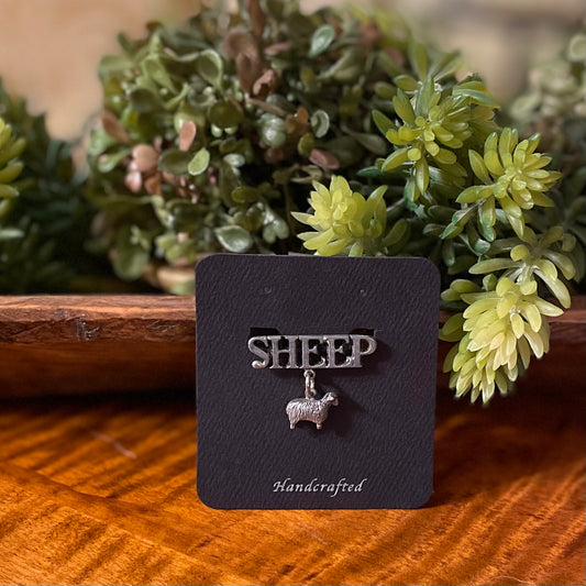 The Rams Horn Sheep Work Pin with Dangle