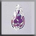 13051 Very Small Teardrop Crystal AB Crystal Treasures