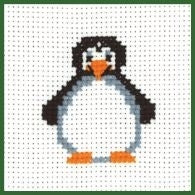 My First Kit - Penguin Cross Stitch Kit