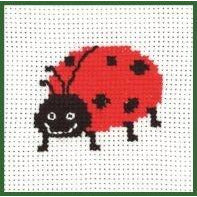 My First Kit - Ladybug Cross Stitch Kit