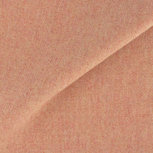 Dorr Mill ~ #1522 Soft Beige & Rose Herringbone Wool Fabric