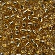 16011 Victorian Gold Size 6 Glass Beads
