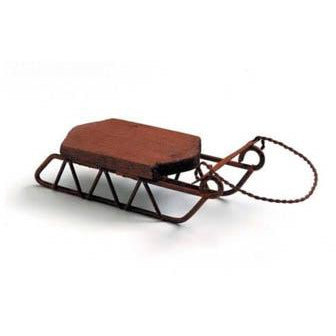 Miniature Rustic Wood Sled