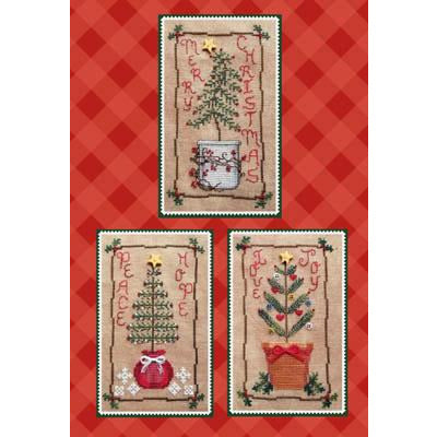 Waxing Moon Designs ~ Christmas Tree Trio Pattern