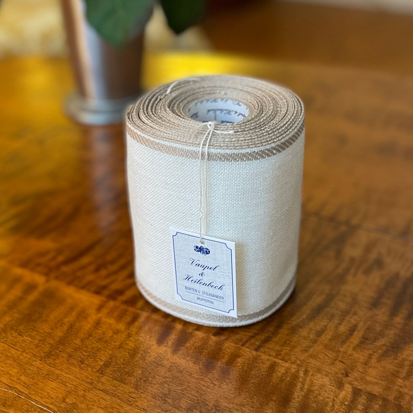Vaupel & Heilenbeck Linen Banding - Striped Border 120 mm 950-120-27