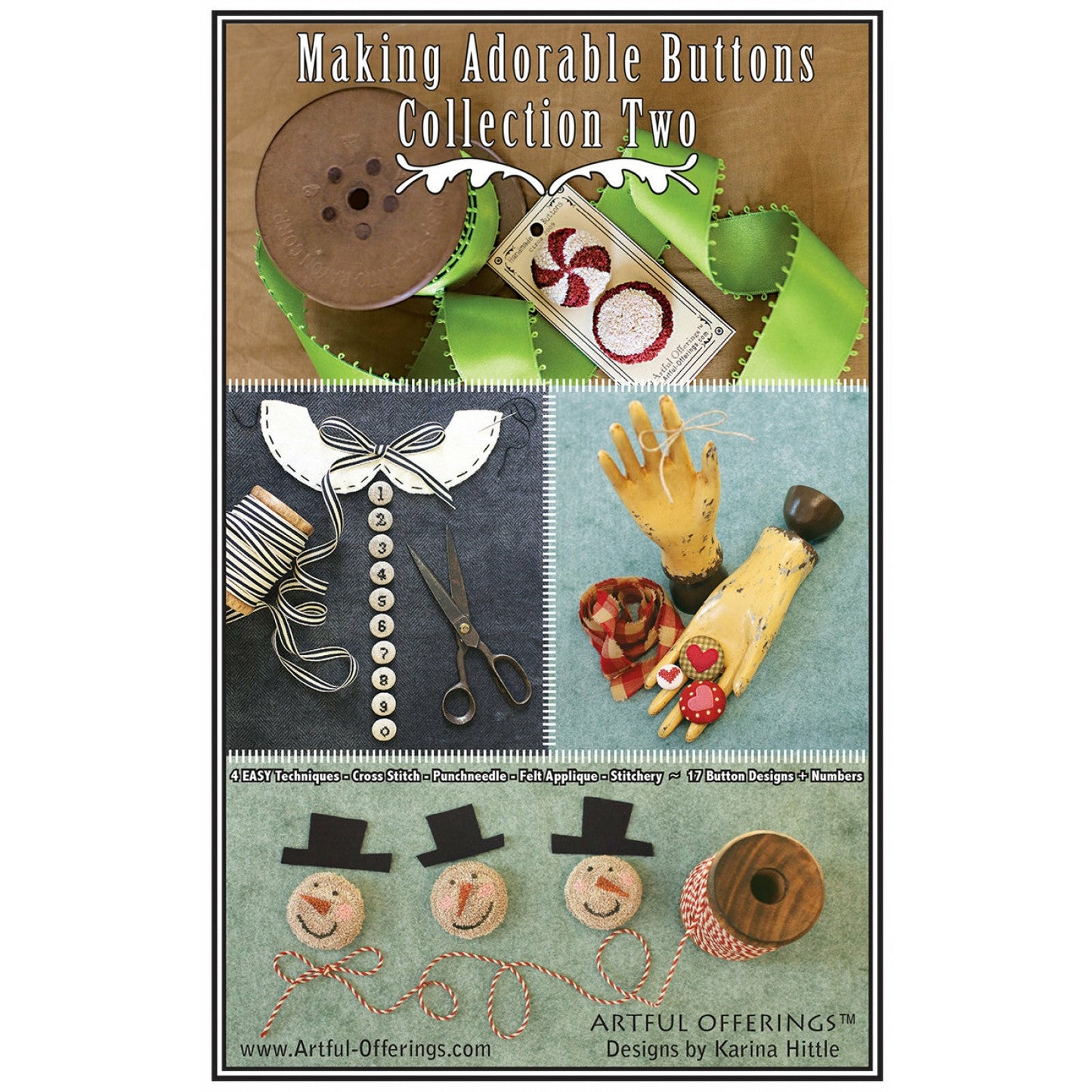 Artul Offerings ~ Making Adorable Buttons Pattern