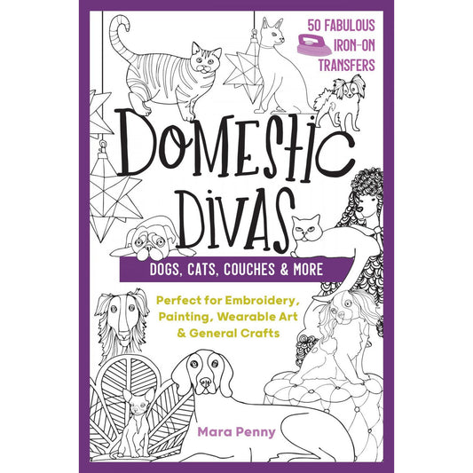 Domestic Divas ~ Dogs, Cats, Couches & More Transfers Pattern
