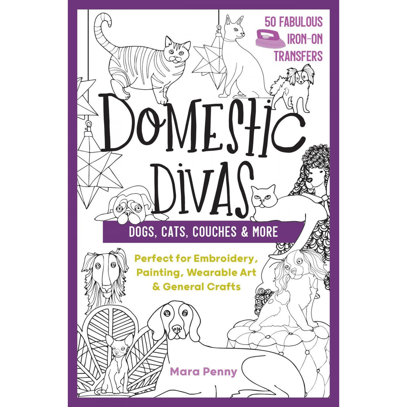 Domestic Divas ~ Dogs, Cats, Couches & More Transfers Pattern