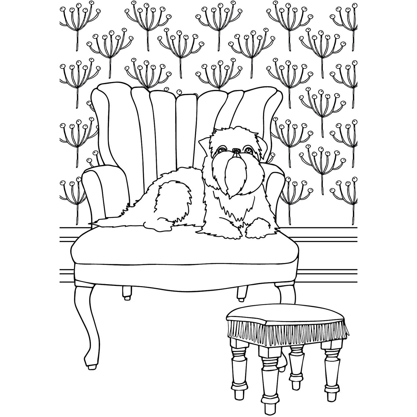 Domestic Divas ~ Dogs, Cats, Couches & More Transfers Pattern