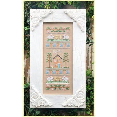 Country Cottage Needleworks - Sampler of the Month ~ April Pattern