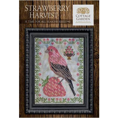 Cottage Garden Samplings ~ A Time For All Seasons ~ Strawberry Harvest Pattern 6