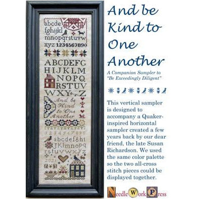 NeedleWorkPress ~ And Be Kind to One Another Sampler Pattern
