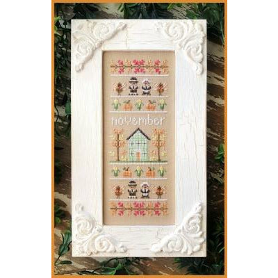 Country Cottage Needleworks - Sampler of the Month ~November Pattern