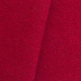 Dorr Mill ~ #217 Red & Deep Red Herringbone Wool Fabric