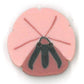 JABC ~ Small Pink Pansy Button