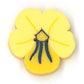 JABC ~ Small Yellow Pansy Button