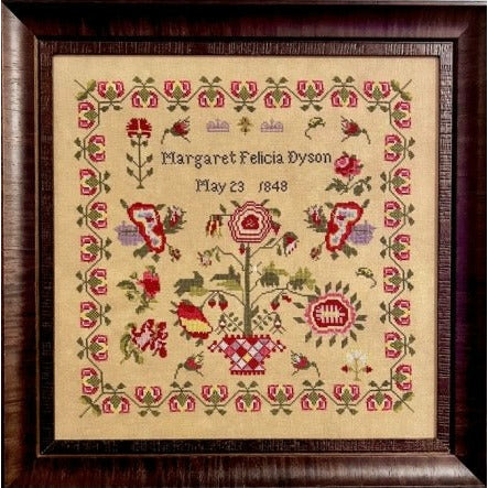 Fox and Rabbit Designs | Margaret Felicia Dyson 1848 Sampler Pattern