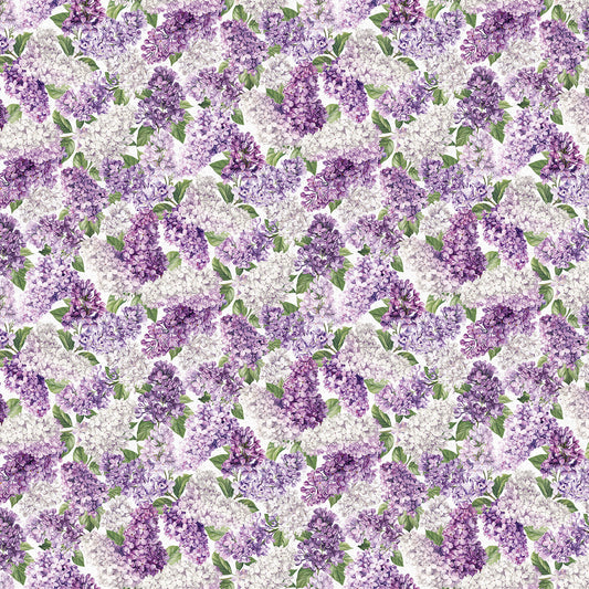 Northcott ~ Lilac Garden 25398-10