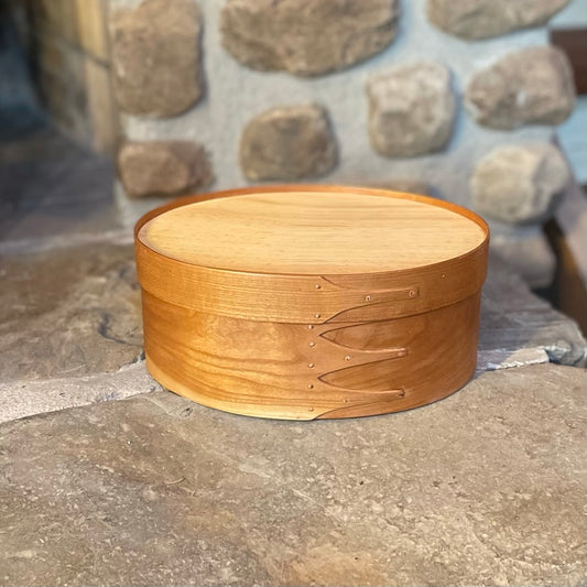 Keller Krafted #5 Shaker Box with Recessed Lid ~ Cherry