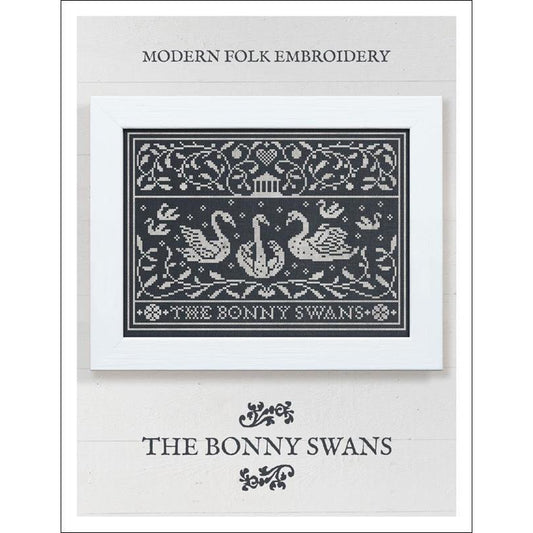 Modern Folk Embroidery ~ The Bonny Swans Pattern