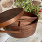 Suffolk Shaker Shop Shaker Oval #6 Sewing Box in Walnut