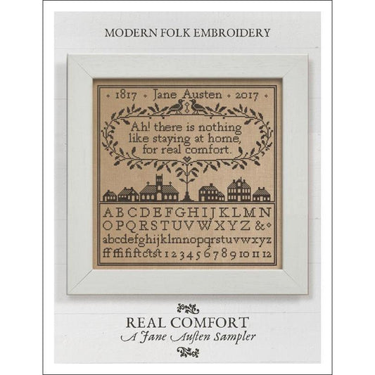 Modern Folk Embroidery ~ Real Comfort ~ A Jane Austen Sampler Pattern
