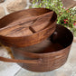 Suffolk Shaker Shop Shaker Oval #6 Sewing Box in Walnut