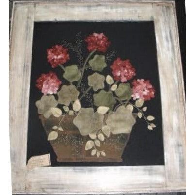 Primitive Gatherings ~ Geranium Beauty Wool Applique Pattern – Hobby ...