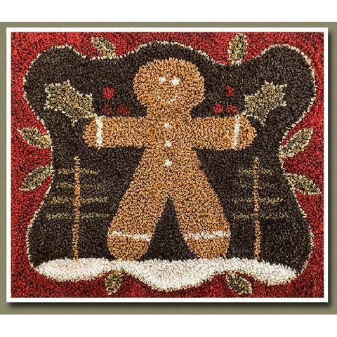 The Gingerbread Man Punch Needle Pattern
