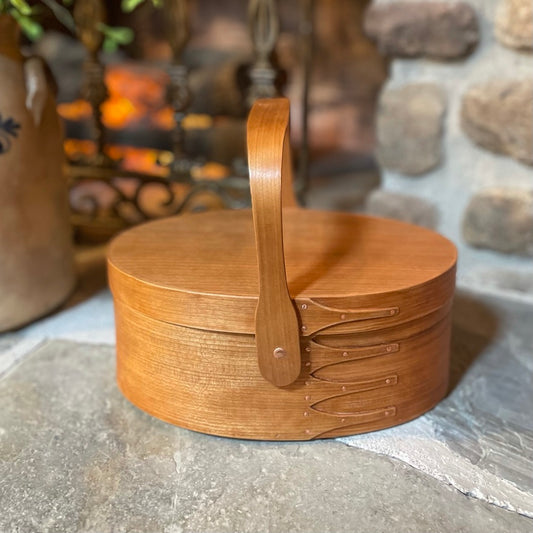 Keller Krafted #6 Shaker Swing Handle Sewing Box Spool Insert ~ Cherry