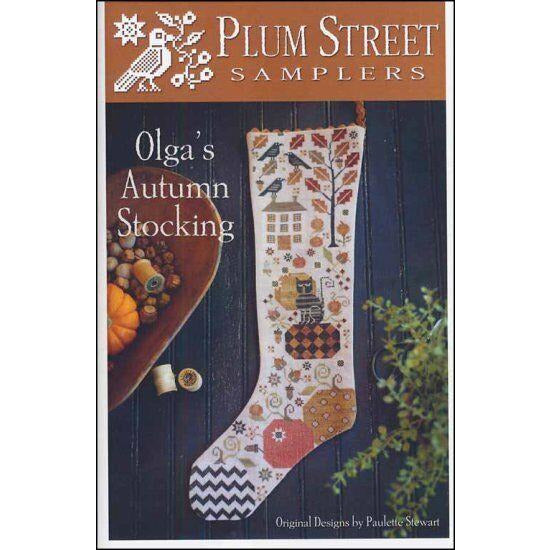 Plum Street Samplers ~ Olga's Autumn Stocking Pattern