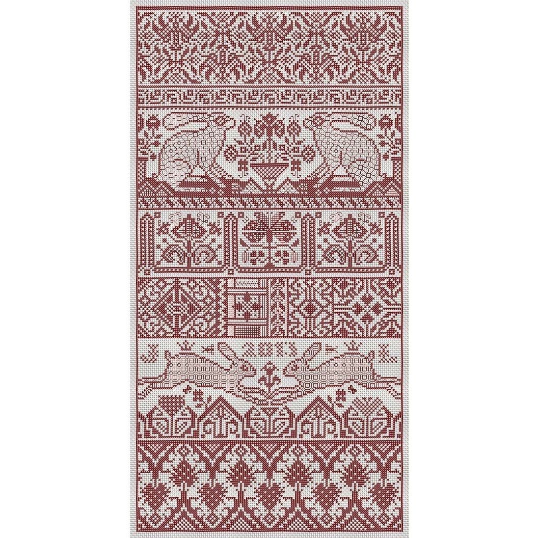 Hare Presumptive Band Sampler Long Dog Samplers Pattern