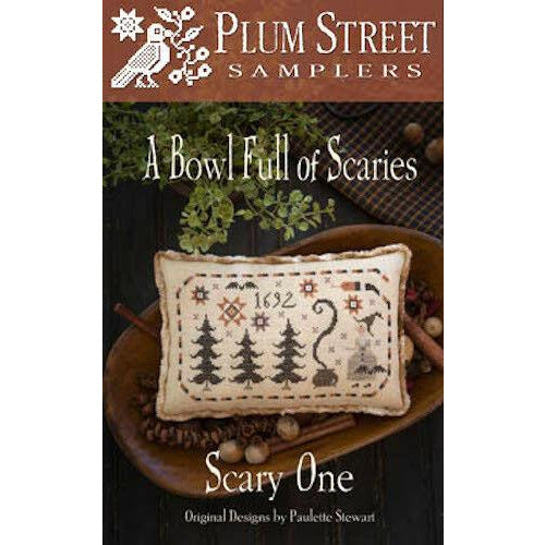 Plum Street Samplers ~ Bowl Full of Scaries Scary One Pattern