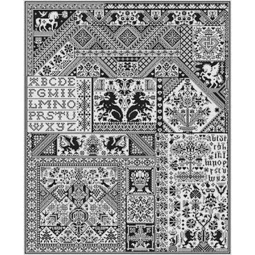 Long Dog Samplers | Death by Cross Stitch Sampler Pattern