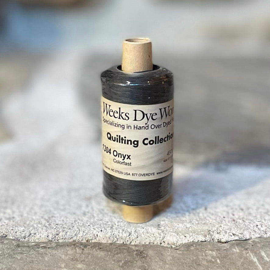Weeks Dye Works ~  Variegated Sewing Thread 40 wt. Onyx