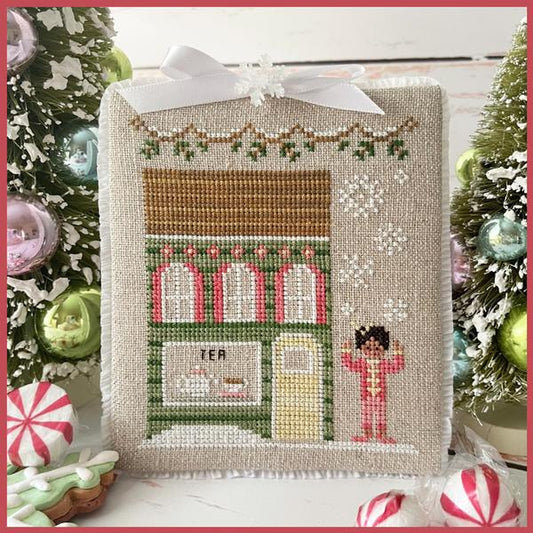 Country Cottage Needleworks - Nutcracker Village ~ Chinese Tea Room Pattern 3