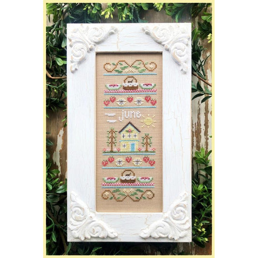 Country Cottage Needleworks - Sampler of the Month ~ June Pattern