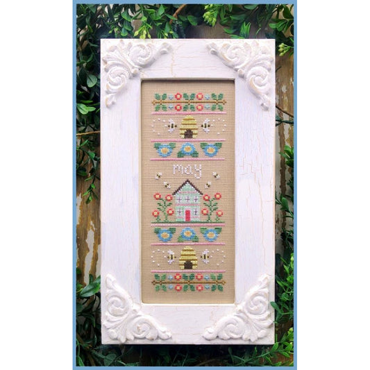 Country Cottage Needleworks - Sampler of the Month ~ May Pattern
