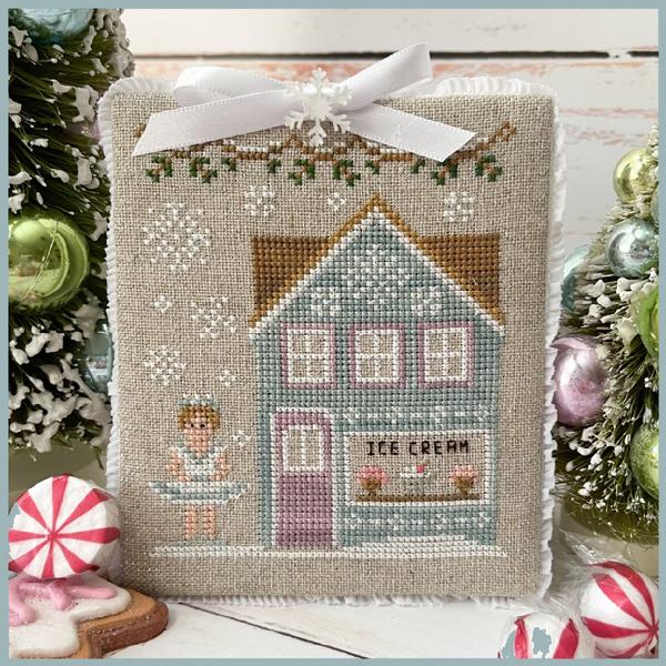 Country Cottage Needleworks - Nutcracker Village ~ Snow Queen's Ice Cream Parlor Pattern 5